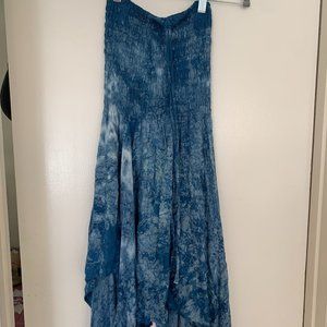Gypsy Rose hand-dyed blue sun dress